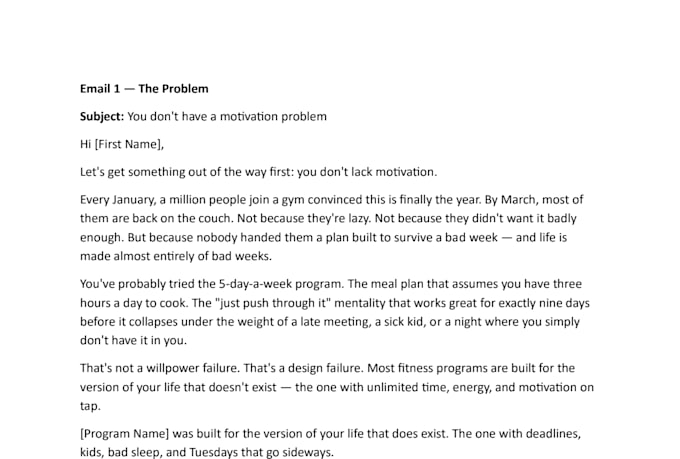write your email copy sales emails and email sequences